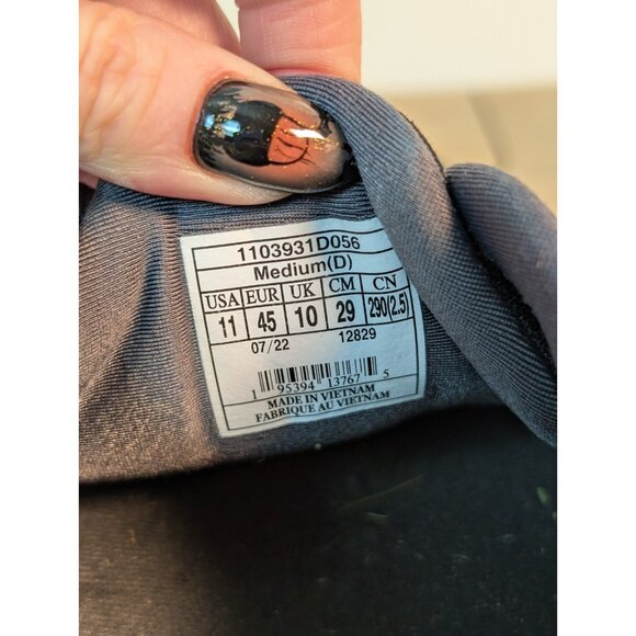 Brooks Ghost 15 Mens Size 11 Black Blue Gray Athletic Running Shoes Sneakers - Picture 10 of 10